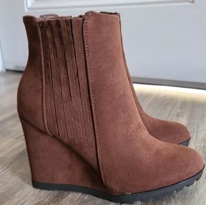 ShoeDazzle Wedge Booties